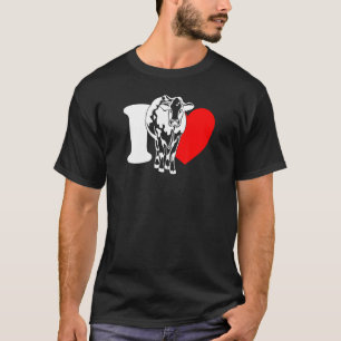 I Heart Cows - Funny Farmer, Cattle Rancher, Cow L T-Shirt