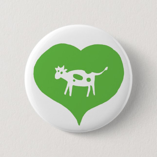 I Heart Cows Pin (Front)