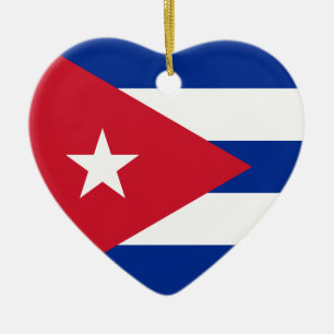 I Heart Cuba! Ceramic Ornament