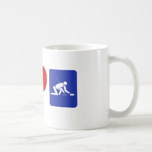 I Heart Curling Coffee Mug