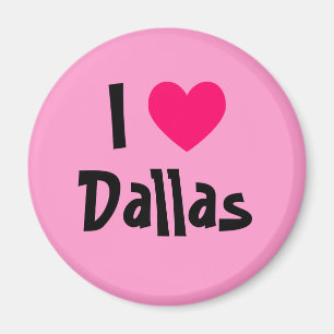 I Heart Dallas Magnet