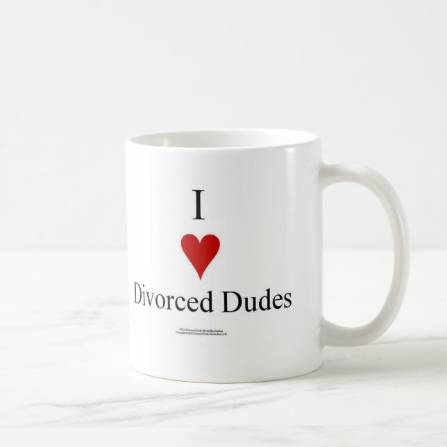 I Heart Divorced Dudes Coffee Mug (Right)