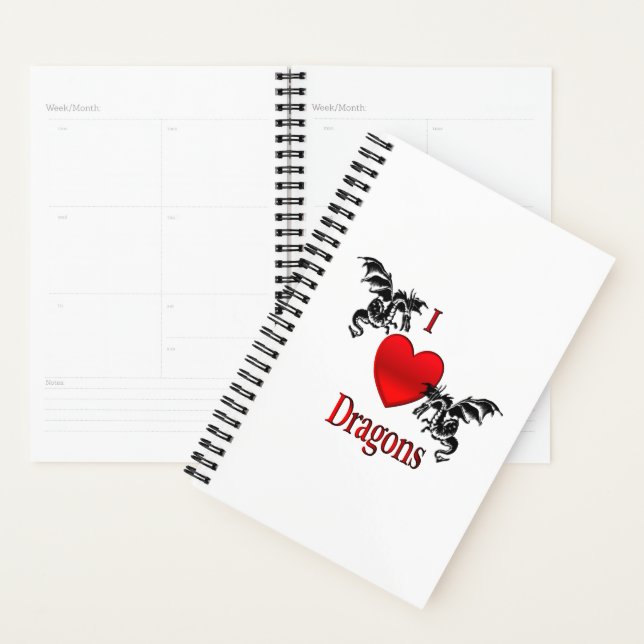 I Heart Dragons Personal Planner (Display)