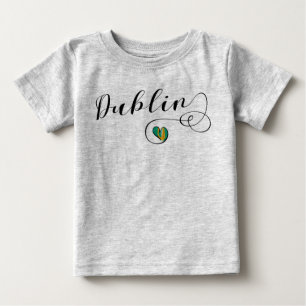 I Heart Dublin, Ireland Baby T-Shirt