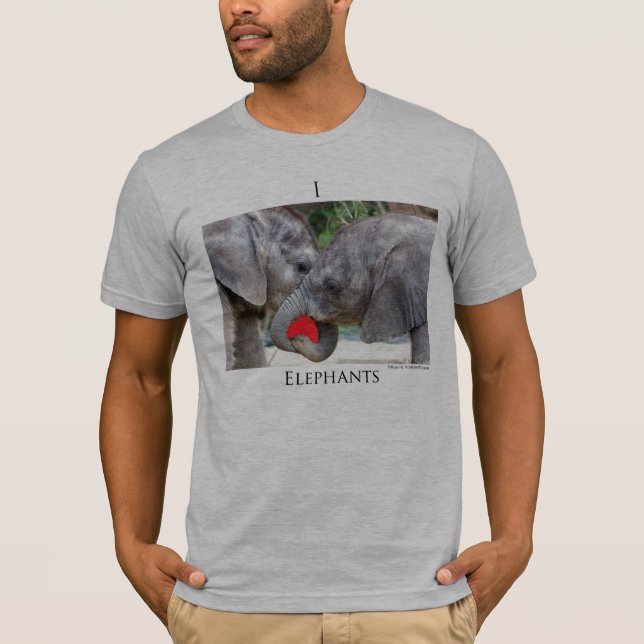 I(heart)elephants T-Shirt (Front)