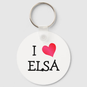 I Heart Elsa Keychain