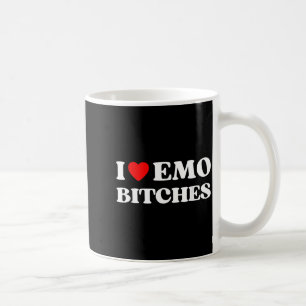 I Heart Emo Es Funny Quote Red Heart Emo Girl Styl Coffee Mug