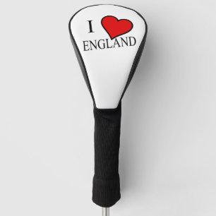 I Heart England bk dccn Golf Head Cover