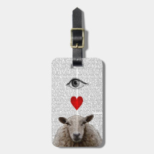I Heart Ewe Luggage Tag