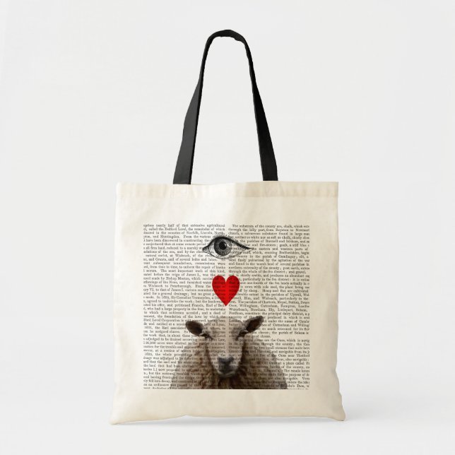 I Heart Ewe Tote Bag (Front)