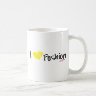 I Heart Fashion Pink Coffee Mug
