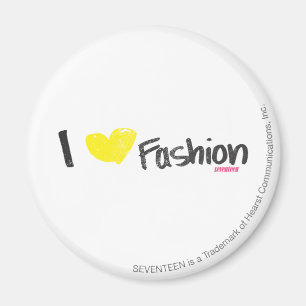 I Heart Fashion Pink Magnet