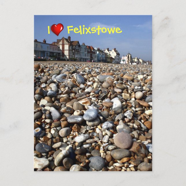 I heart Felixstowe postcard (Front)