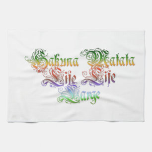 I Heart Flag - Love Ethiopia Red Golden Green Ki Kitchen Towel
