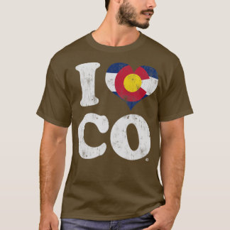 I Heart Flag Of Colorado T-Shirt