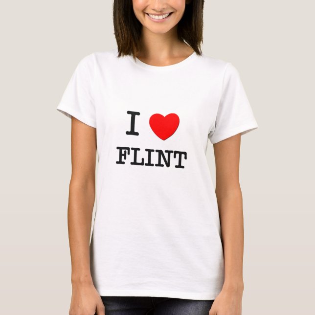 I Heart FLINT T-Shirt (Front)
