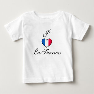 "I heart France" French Pride "J'adore La France"  Baby T-Shirt