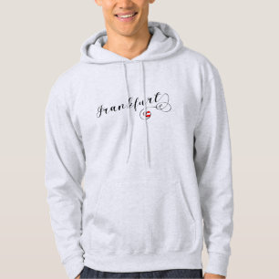 I Heart Frankfurt am Main, Hesse, Germany Hoodie