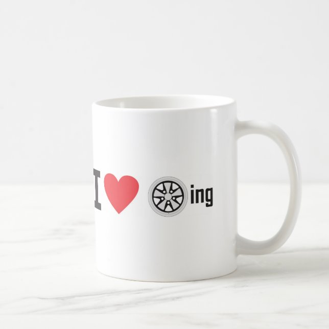 i heart fuch wheeling coffee mug (Right)
