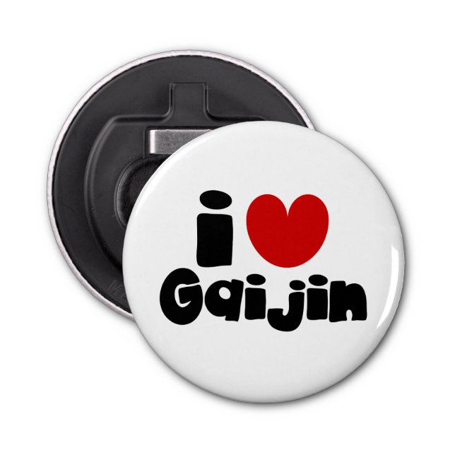 i heart Gaijin Bottle Opener (Front)