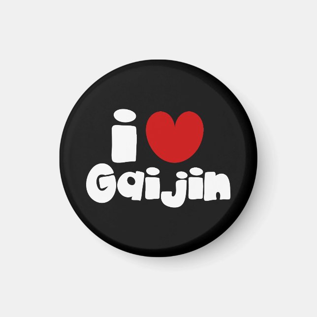 i heart Gaijin Magnet (Front)