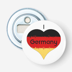 I Heart Germany German Flag Bottle Opener