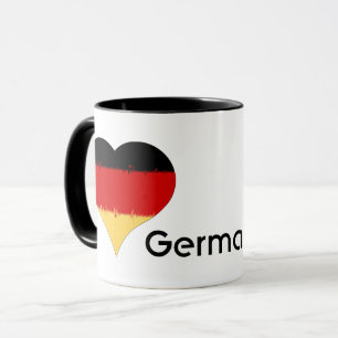 I Heart Germany German Flag Mug