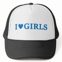 I "Heart" Girls Trucker Cap