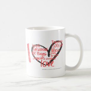 I Heart Graffiti Pink Coffee Mug