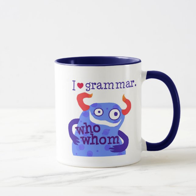 I *heart* Grammar -- mug (Right)