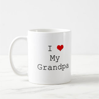 I Heart Grandpa Mug