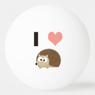 I heart Hedgehogs Ping Pong Ball