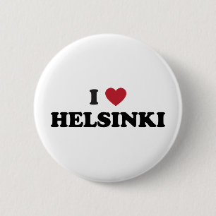 I Heart Helsinki Finland 2 Inch Round Button