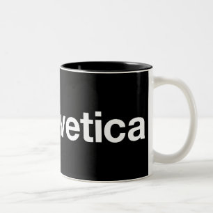 I heart Helvetica Two-Tone Coffee Mug