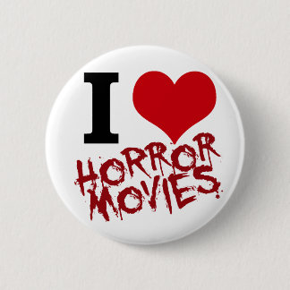 I Heart Horror Movies 2 Inch Round Button