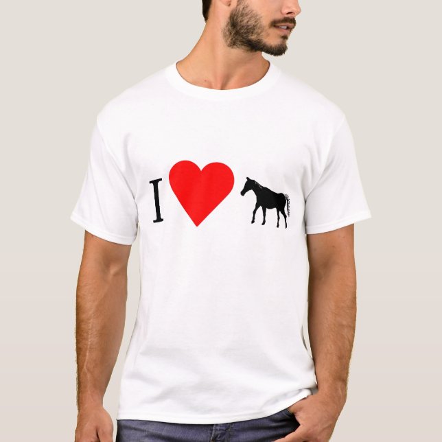 I Heart Horses T-Shirt (Front)