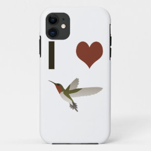 I heart Hummingbirds iPhone 11 Case