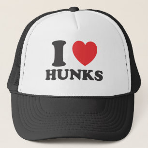 I Heart Hunks Trucker Hat