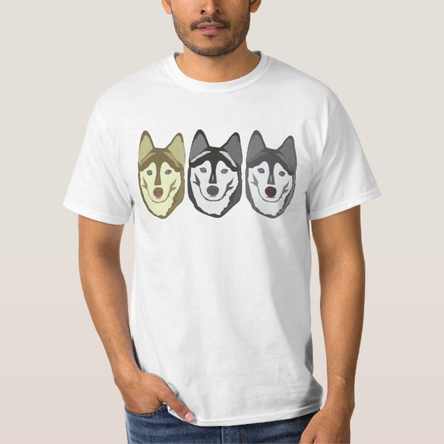 I Heart Huskies! T-Shirt (Front)