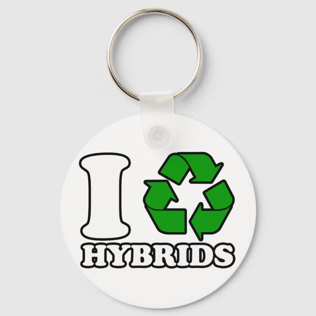 I Heart Hybrids Keychain (Front)