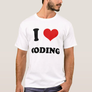 I Heart I Love Coding T-Shirt
