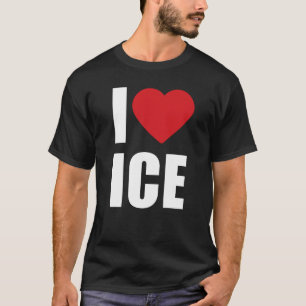 I Heart ICE Tee Patriotic Conservative Support