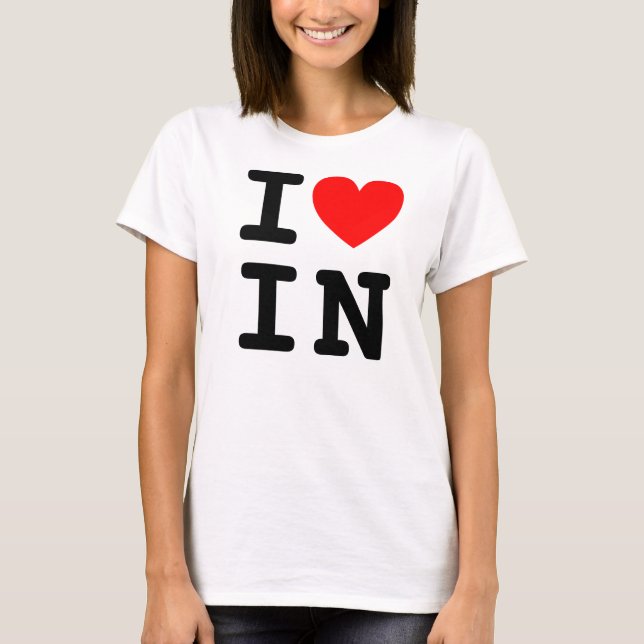 I Heart IN Shirt (Front)