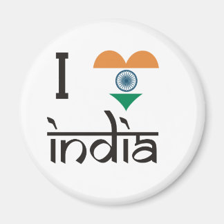 I "Heart" India - I Love India Magnet