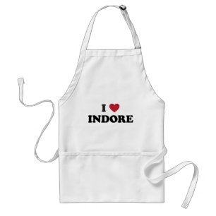 I Heart Indore India Standard Apron