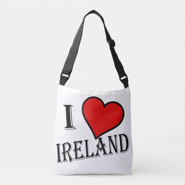 I Heart Ireland bk cbbt Crossbody Bag (Front)