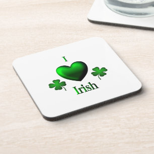 I Heart Irish Coaster