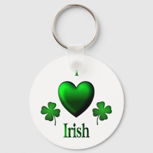 I Heart Irish Keychain