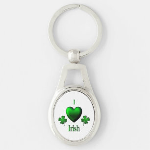 I Heart Irish Keychain