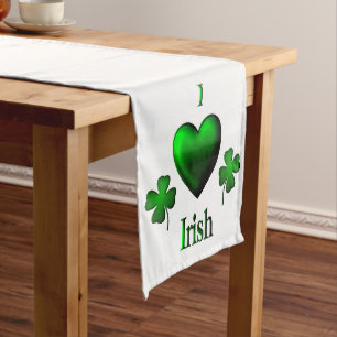 I Heart Irish Long Table Runner
